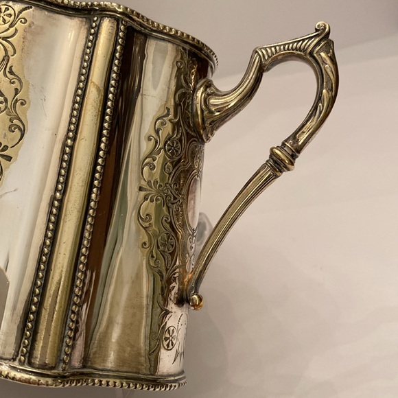 Antique Victorian Silver Plate Waste Bowl - Picture 6 of 12